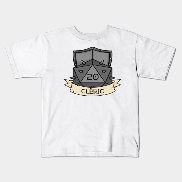 Classes: Cleric Kids T-Shirt by Qwerty